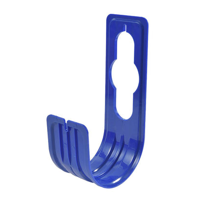 No-Drill Garden Hose Hanger Hook 25-100ft blue by HitMyNeed