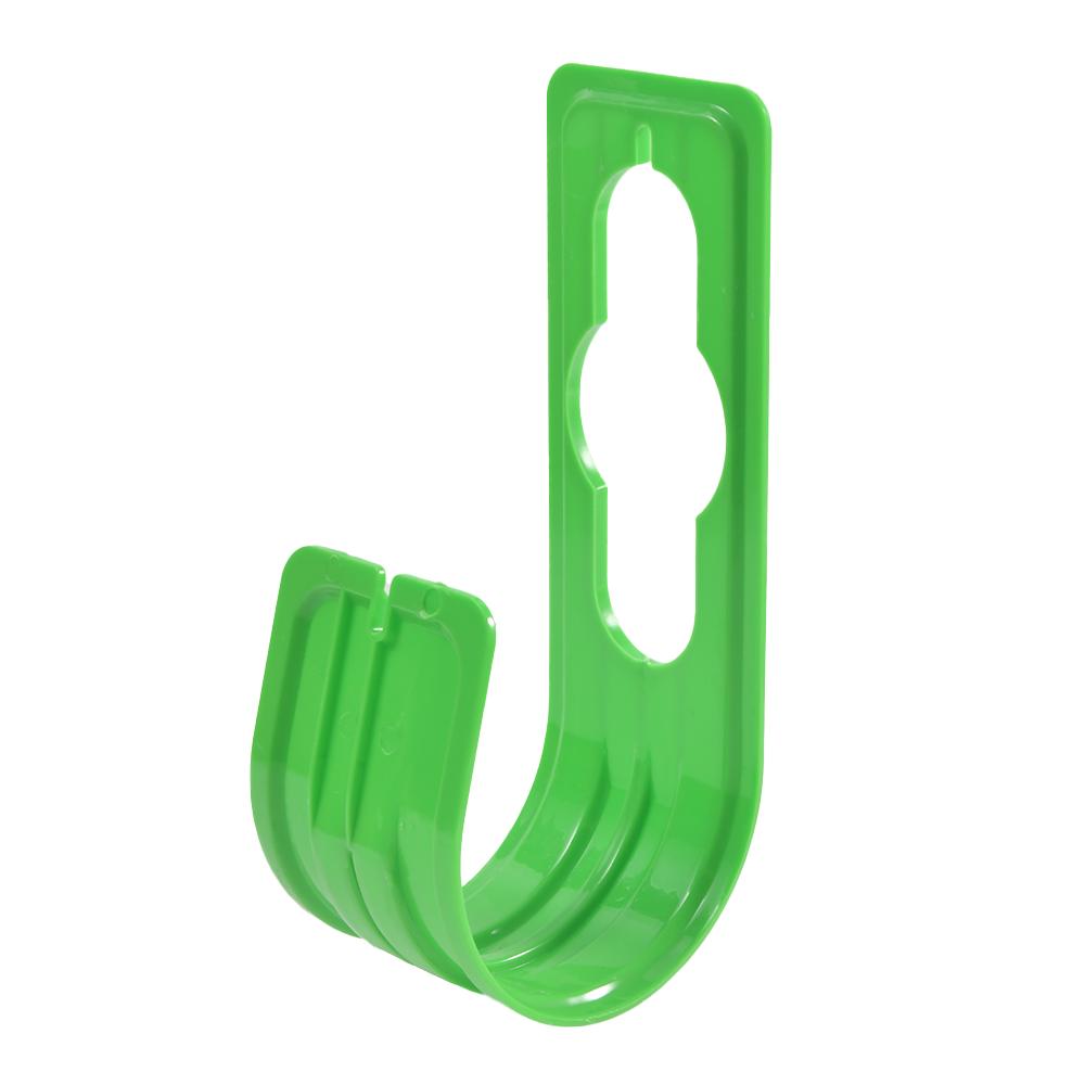 No-Drill Garden Hose Hanger Hook 25-100ft green by HitMyNeed