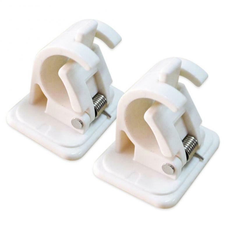 No-Drill Self-Adhesive Curtain Rod Brackets (2 Pack) by HitMyNeed