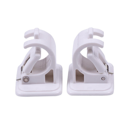 No-Drill Self-Adhesive Curtain Rod Brackets (2 Pack) by HitMyNeed