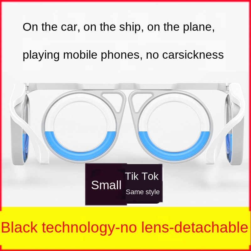 No Lens Motion Sickness Glasses for Travel Comfort by HitMyNeed