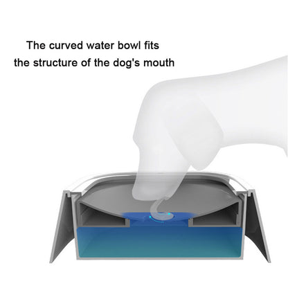No-Spill Floating Pet Water Bowl for Dogs & Cats by HitMyNeed