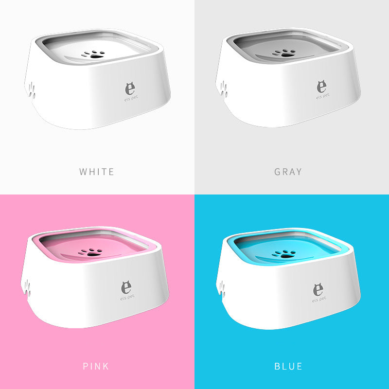 No-Spill Floating Pet Water Bowl for Dogs & Cats by HitMyNeed