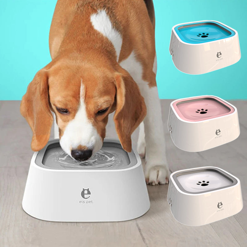 No-Spill Floating Pet Water Bowl for Dogs & Cats by HitMyNeed