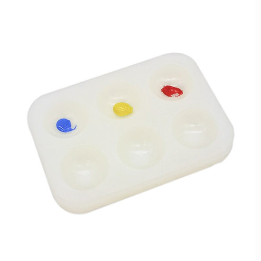 No-Wash 6-Hole Silicone Paint Palette by HitMyNeed