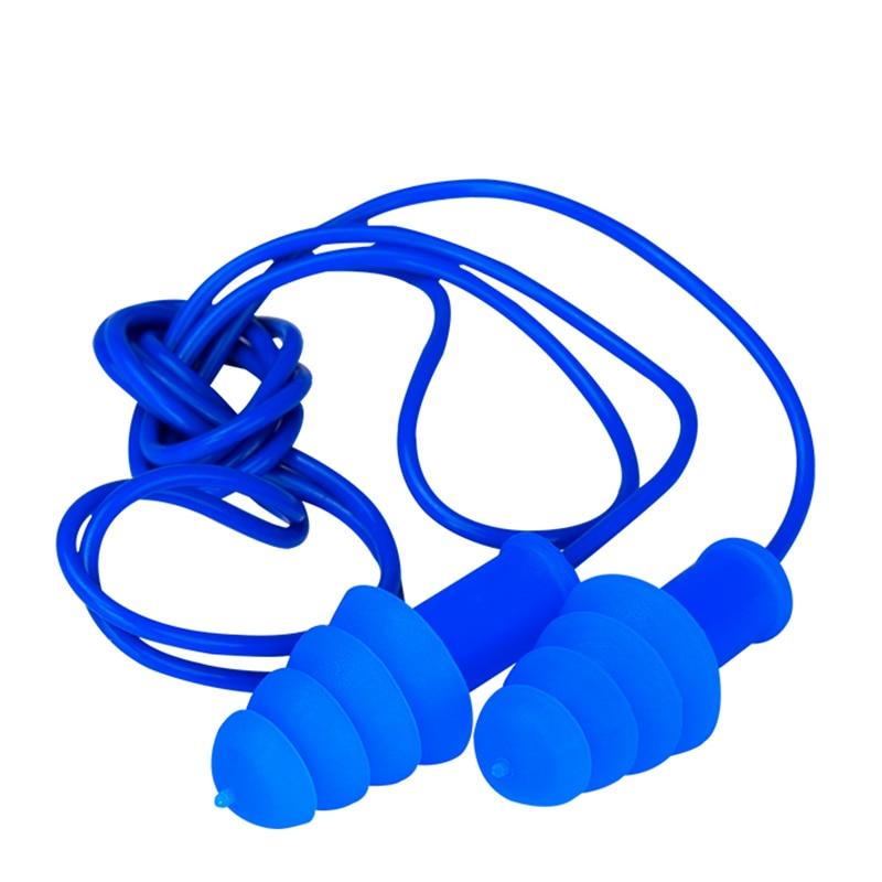 Noise-Blocking Corded Ear Plugs, 5 Pairs with Case by HitMyNeed