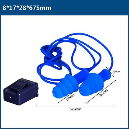Noise-Blocking Corded Ear Plugs, 5 Pairs with Case by HitMyNeed