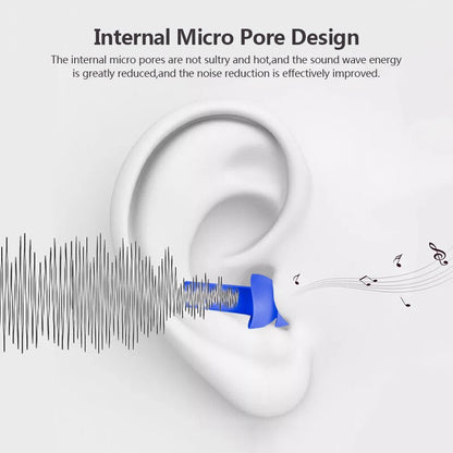 Noise-Blocking Corded Ear Plugs, 5 Pairs with Case by HitMyNeed