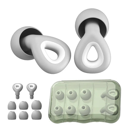 Noise-Reducing Waterproof Earplugs for Sleep & Swim grey by HitMyNeed