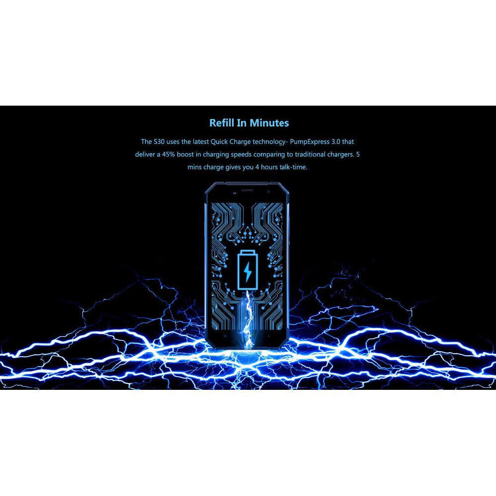 NOMU S30 IP68 Rugged 5.5" 4G Smartphone 4GB+64GB by HitMyNeed