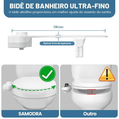 Non-Electric Dual Nozzle Self-Cleaning Bidet Attachment by HitMyNeed