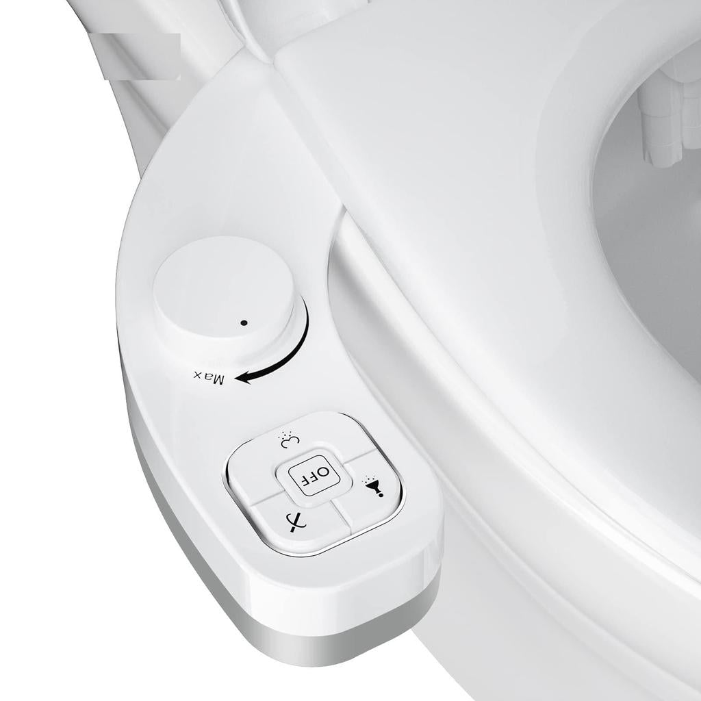 Non-Electric Dual Nozzle Self-Cleaning Bidet Attachment FR ES NL Europe by HitMyNeed