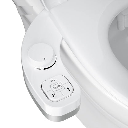 Non-Electric Dual Nozzle Self-Cleaning Bidet Attachment FR ES NL Europe by HitMyNeed