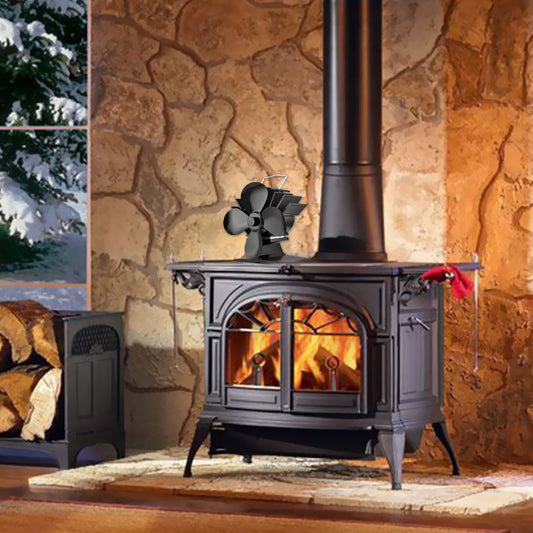 Non-Electric Eco Heat Powered Stove Fan by HitMyNeed
