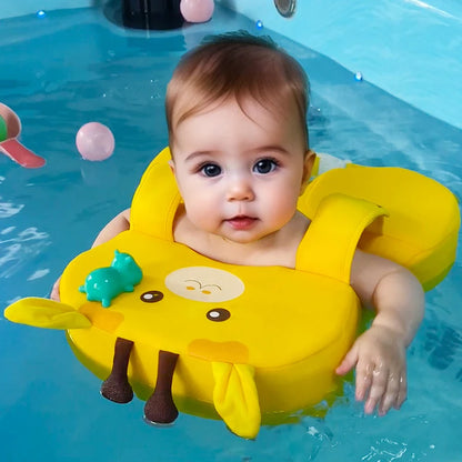 Non-Inflatable Baby Swim Float Ring for 6-36 Months by HitMyNeed