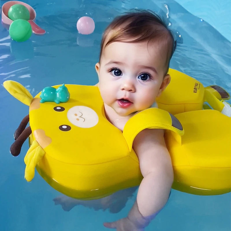Non-Inflatable Baby Swim Float Ring for 6-36 Months by HitMyNeed