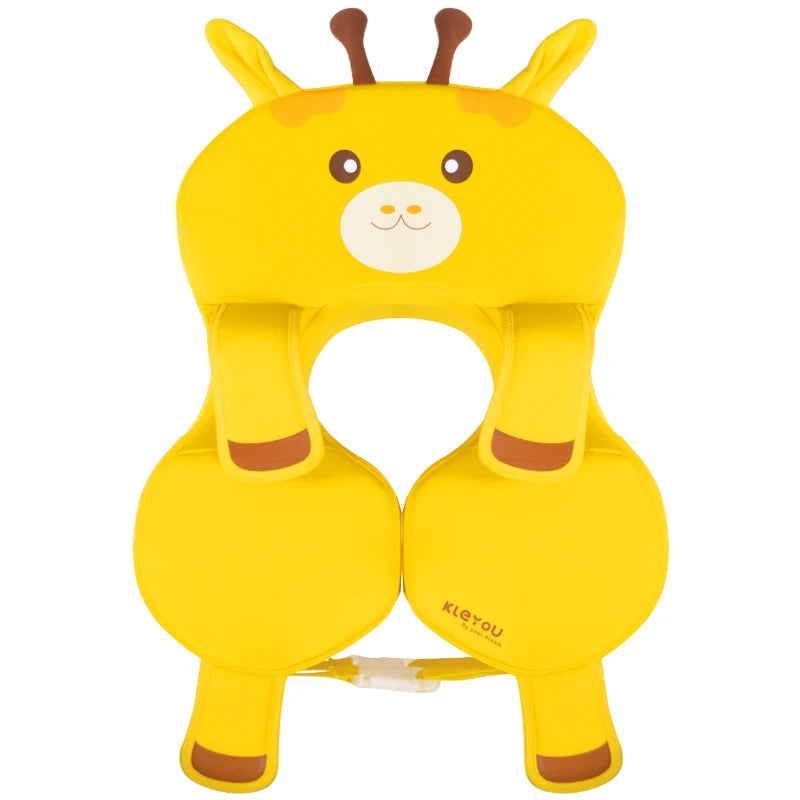 Non-Inflatable Baby Swim Float Ring for 6-36 Months giraffe by HitMyNeed
