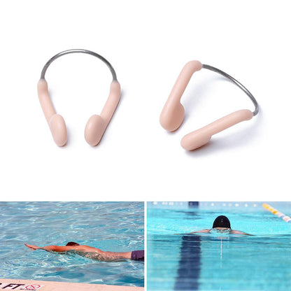 Non-Skid Swimming Nose Clip with Adjustable Fit by HitMyNeed