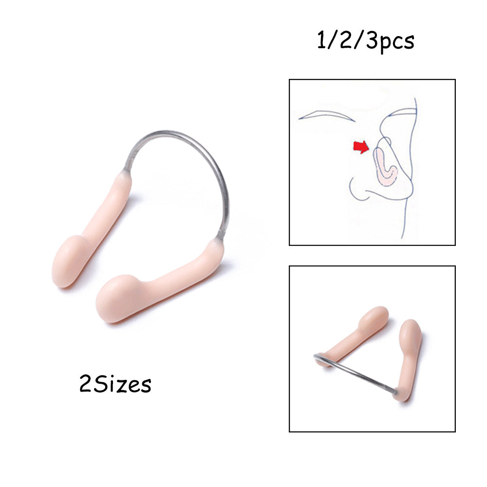 Non-Skid Swimming Nose Clip with Adjustable Fit by HitMyNeed