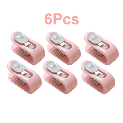 Non-Slip Bed Sheet & Quilt Clips - 6 or 12 Pack 6pcs-pink by HitMyNeed
