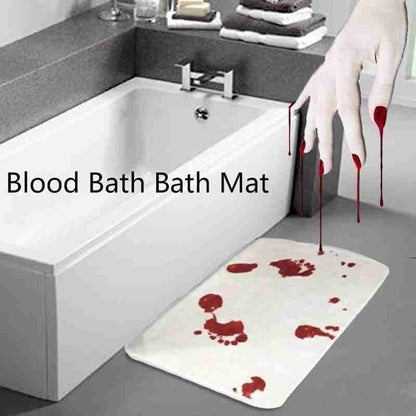 Non Slip Bloody Footprint Bath Mat 40 x 60cm by HitMyNeed