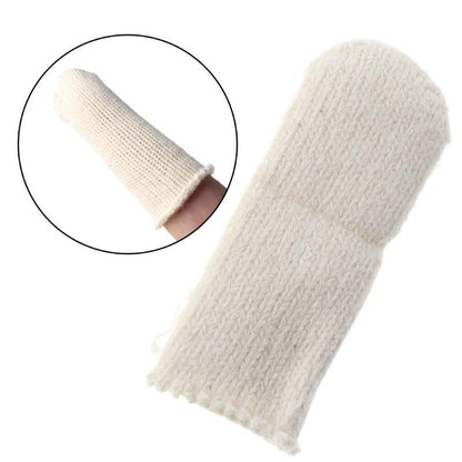 Non-Slip Breathable Cotton Finger Cots (40 Pack) by HitMyNeed