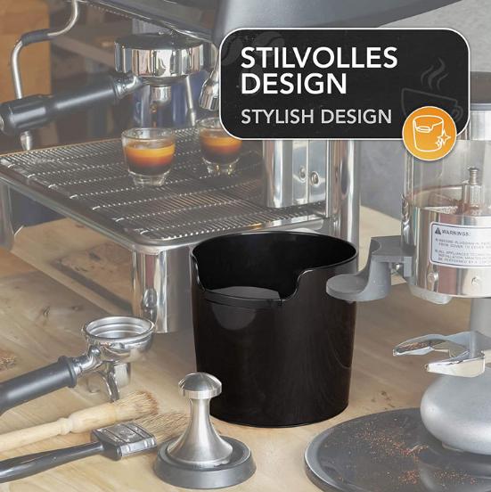 Non-Slip Coffee Knock Box for Espresso Grounds by HitMyNeed