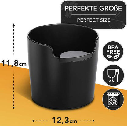 Non-Slip Coffee Knock Box for Espresso Grounds by HitMyNeed