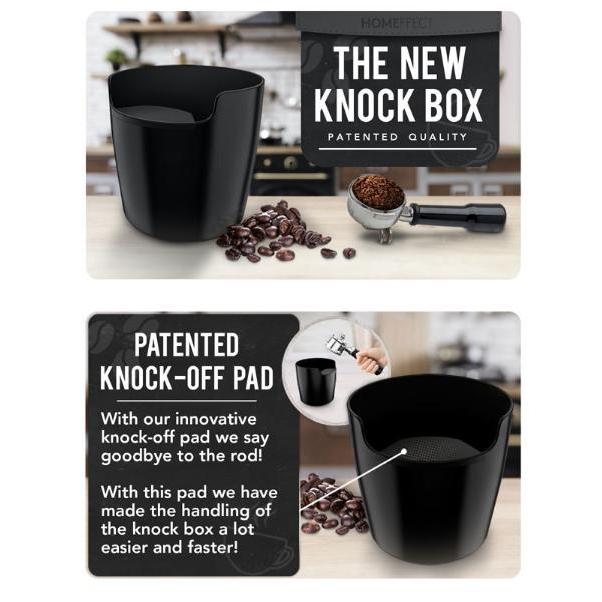 Non-Slip Coffee Knock Box for Espresso Grounds by HitMyNeed
