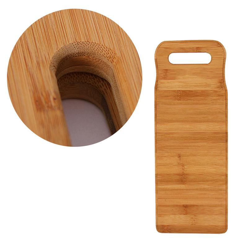Non-Slip Corrugated Wooden Washboard 40 x 15 cm by HitMyNeed