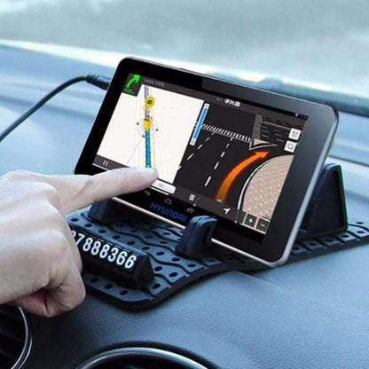Non-Slip Dashboard Mat with Adjustable Device Slots by HitMyNeed