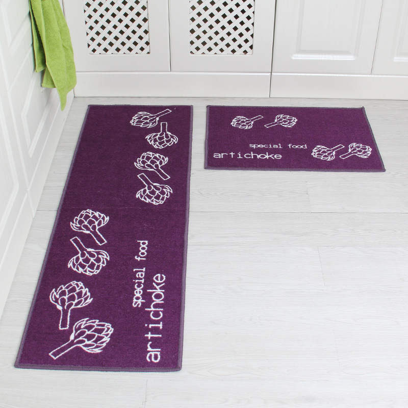 Non-Slip Decorative Kitchen Sink Rug Set 14 40x60cm-and-40x120cm by HitMyNeed