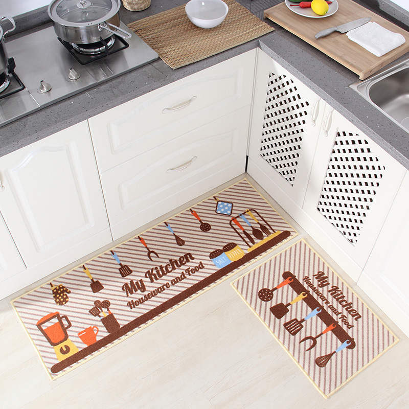 Non-Slip Decorative Kitchen Sink Rug Set by HitMyNeed