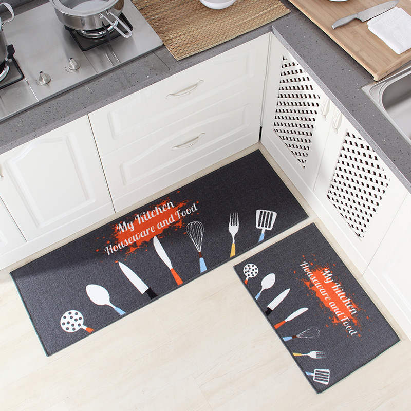Non-Slip Decorative Kitchen Sink Rug Set by HitMyNeed