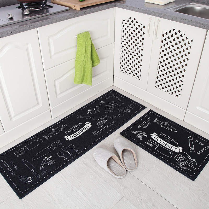 Non-Slip Decorative Kitchen Sink Rug Set by HitMyNeed