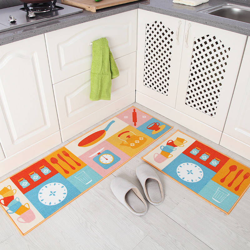 Non-Slip Decorative Kitchen Sink Rug Set by HitMyNeed