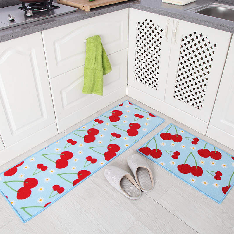 Non-Slip Decorative Kitchen Sink Rug Set 8 40x60cm-and-40x120cm by HitMyNeed