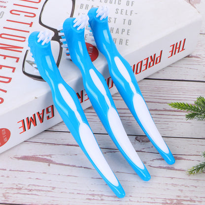 Non Slip Denture Cleaning Brushes (Set of 3) by HitMyNeed