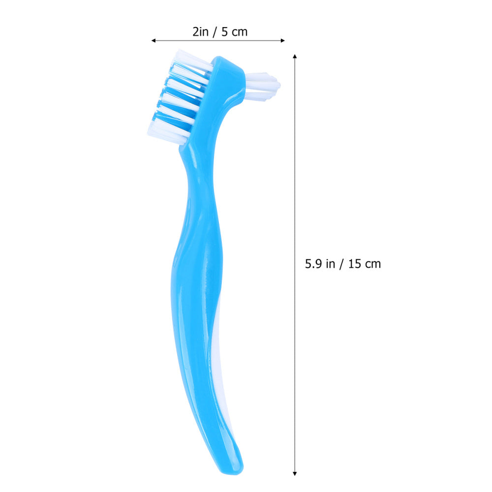 Non Slip Denture Cleaning Brushes (Set of 3) by HitMyNeed