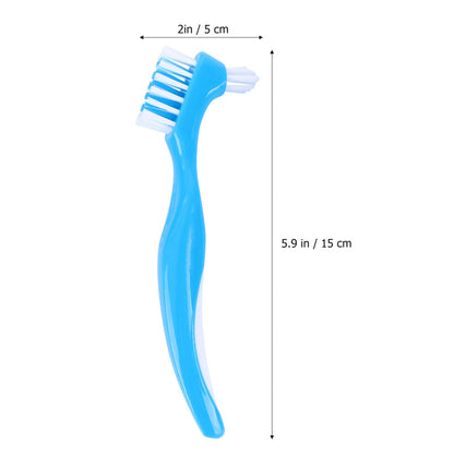 Non Slip Denture Cleaning Brushes (Set of 3) by HitMyNeed