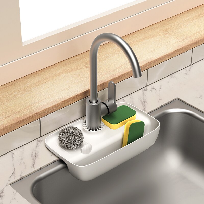 Non-Slip Faucet Drainer Rack & Countertop Mat by HitMyNeed