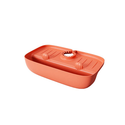 Non-Slip Faucet Drainer Rack & Countertop Mat orange-a0013b by HitMyNeed