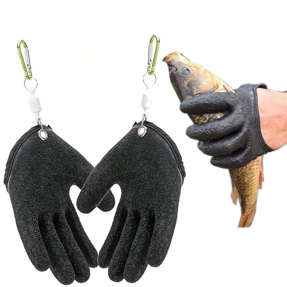 Non Slip Latex Fishing Glove for Secure Grip by HitMyNeed