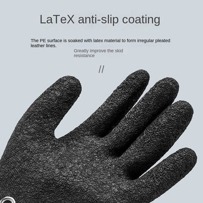 Non Slip Latex Fishing Glove for Secure Grip by HitMyNeed