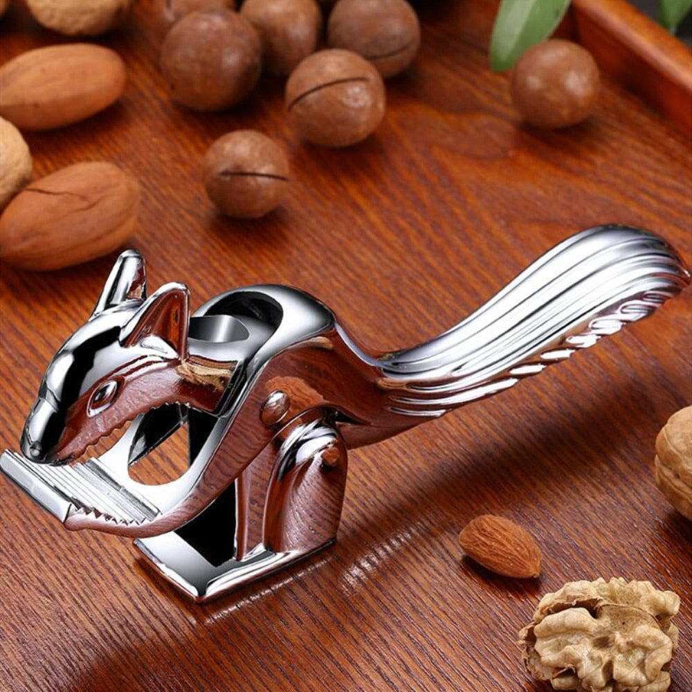 Non Slip Metal Squirrel Nutcracker by HitMyNeed