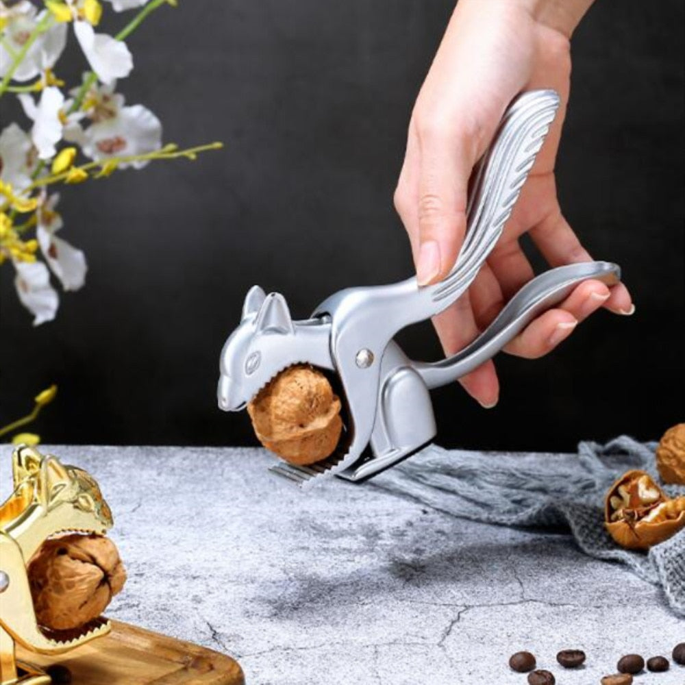 Non Slip Metal Squirrel Nutcracker by HitMyNeed