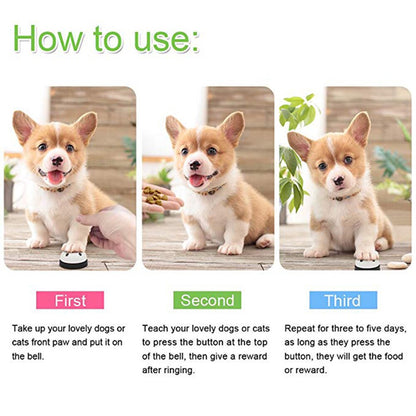 Non-Slip Pet Training Bell for Dogs and Cats by HitMyNeed