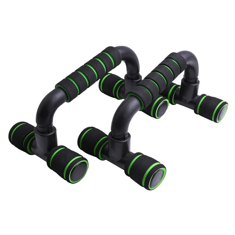 Non-Slip Push Up Bars for Home & Gym Training green by HitMyNeed