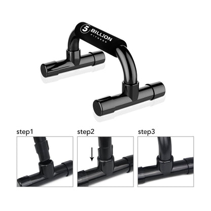 Non-Slip Push Up Bars with Wrist Support by HitMyNeed