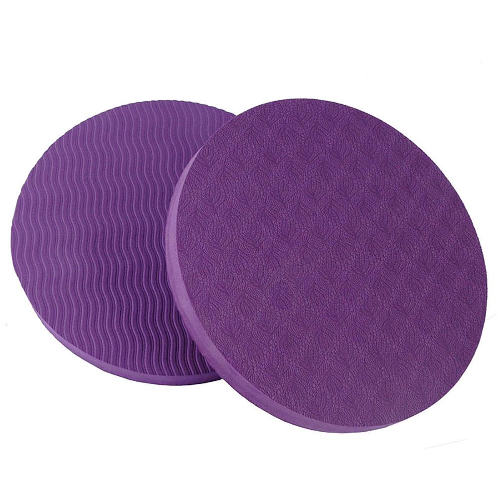 Non-Slip Round Yoga Knee Pad Cushions (Set of 2) by HitMyNeed